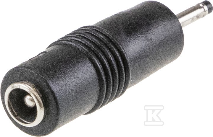 Адаптер гніздо 5.5x2.1mm на штекер - DC PLUG-P1J-P3A